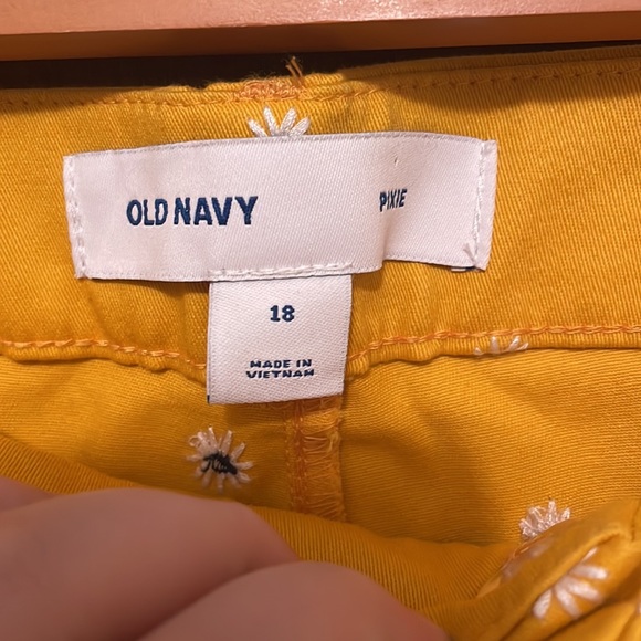 NWOT Old Navy Embroidered Pixie Pants - Picture 4 of 6